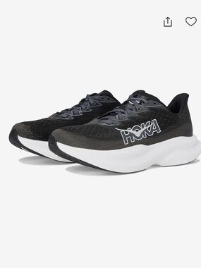 Hoka Mach 6
Black/White Men Black and White Lightweight Running Shoe 11.5D NEW